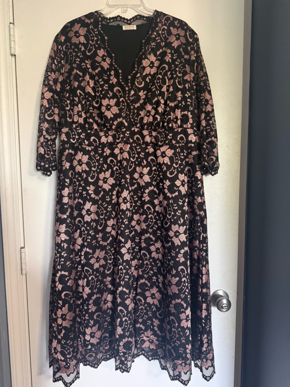 Sz 3X (22-24) Kiyonna Mon Cherie Lace Dress